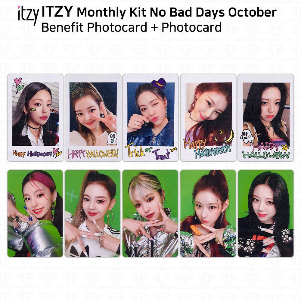 ITZY No Bad Days Monthly Kit October Official Photocard