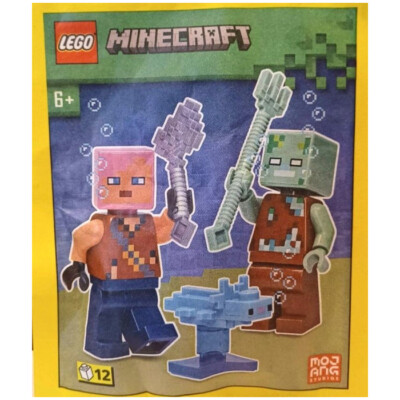 LEGO Minecraft Adventurer Drowned Axolotl Paper Bag 662303 (SEALED