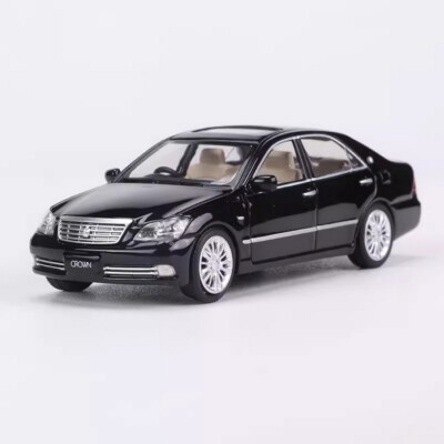 MASDI 1/64 Scale Toyota CROWN 12th Generation 2007 Black Diecast