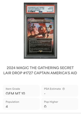 MTG✨CAPTAIN AMERICA'S AID (Sigarda's Aid)✨SLD X MARVEL Captain