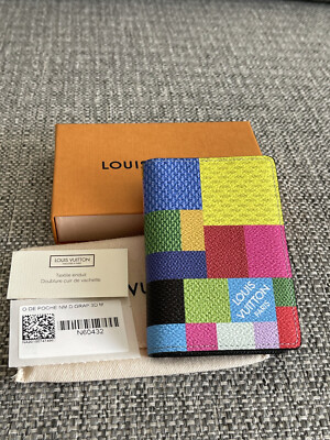 New Full Set LOUIS VUITTON Damier Graphite 3D Pocket Organizer
