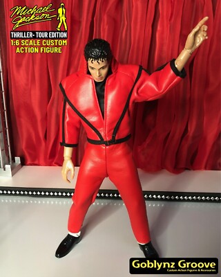1/6 Scale Custom 2023 Michael Jackson THRILLER TOUR Action Figure