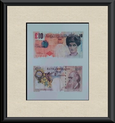 Banksy, Princess DIANA, Ten Pound Note,Banksy tenner note di faced