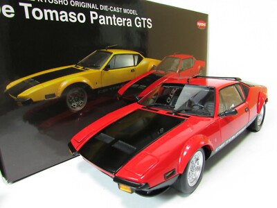 1 18 Kyosho 08852r De Tomaso Pantera GTS Diecast Model Car Red for