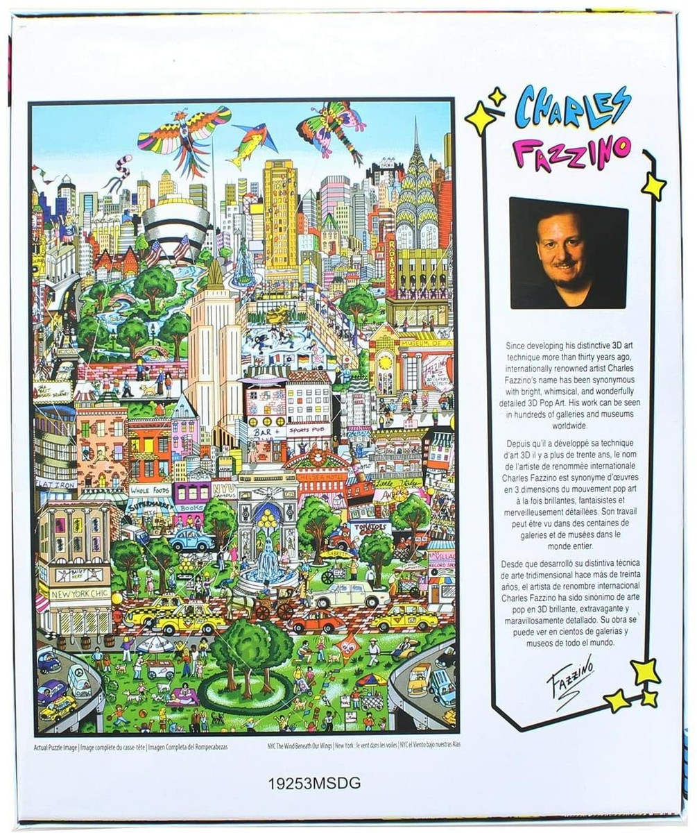Charles Fazzino NYC The Wind Beneath Our Wings 66 Puzzle 20