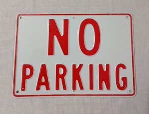 Vintage No Parking Sign | eBay