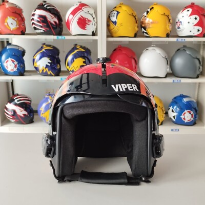Top Gun Viper HGU-33 Flight Helmet Prop Pilot Naval Aviator USN