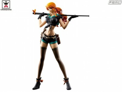 One Piece Nami Figure, Code B Licensed by Banpresto, Series Flag
