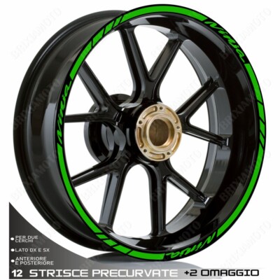 PROFILI ADESIVI SPORT CERCHIO RUOTA NINJA ZX R 600 1000 250 300