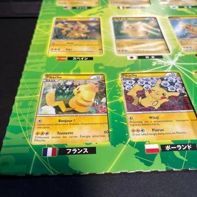 Pokemon Card Game Pikachu World Green Ver Promo Limited Edition
