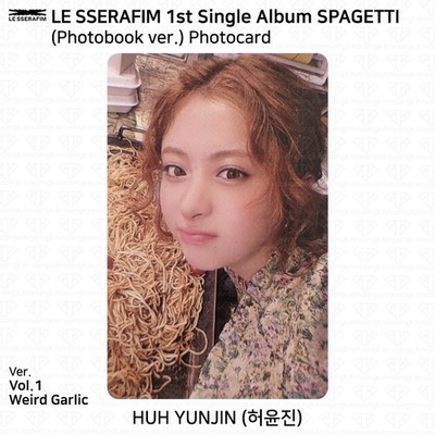 LE SSERAFIM 1st Single Album SPAGHETTI Official Photocard SAKURA