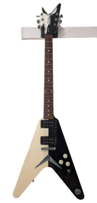 DEAN Michael Schenker V Bolt-On Standard Flying V Black×White Good