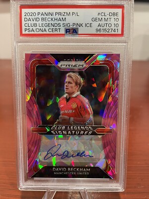2020-21 Panini Prizm Premier League - Club Legends Signatures