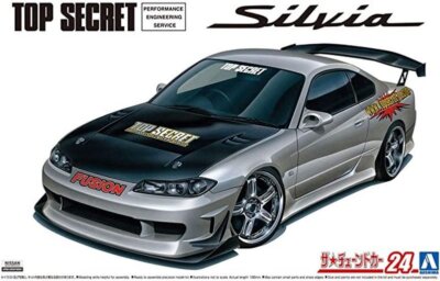 Aoshima 1/24 Scale Model The Tuned Car(24)Kit Top Secret Nissan