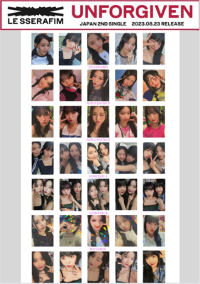 LE SSERAFIM Japan UNFORGIVEN Album Photo card weverse univassal PC