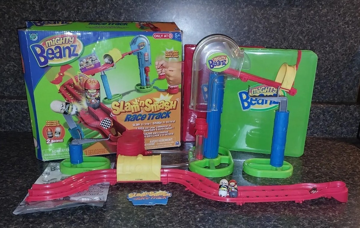Mighty Beanz 2010 Slam N Smash Race Track Set Target Exclusive Not