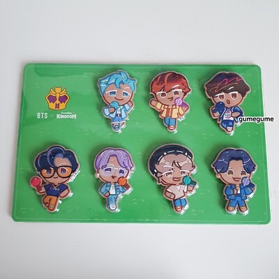 BTS X Cookie Run Kingdom Magnet Set RM Jin SUGA Jhope Jimin V