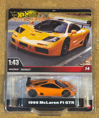 2024 Hot Wheels Premium 1:43 Real Riders 1995 McLaren F1 Gtr Mix F