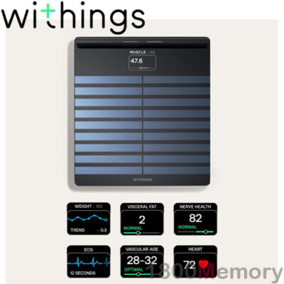 GENUINE Withings Body Scan ECG Cardio Nerve Health Wi-Fi Smart