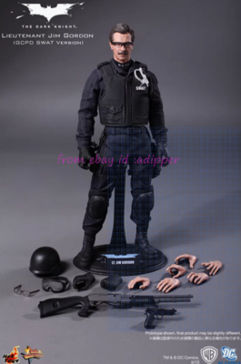 Ht Hot Toys 1/6 Mms182 The Dark Knight Jim Gordon Swat Action