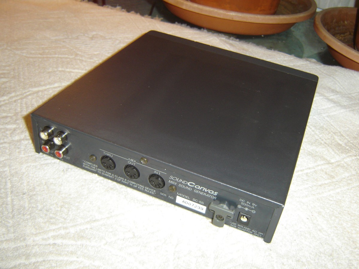Roland SC-55, Sound Canvas, Midi Sound Generator, Sound Module