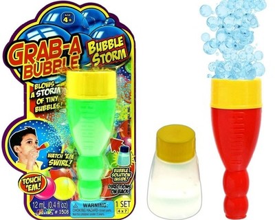 JA-RU Grab a Bubble Storm Touchable Bubbles Blowing Toy I Hundred