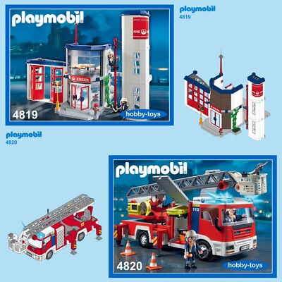 Playmobil * FIRE STATION 4819 4820 4821 4822 4825 7465 * SPARE