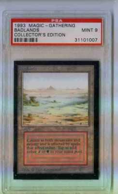 Badlands (Collector's Edition) - PSA MINT 9 MTG *CCGHouse* Magic