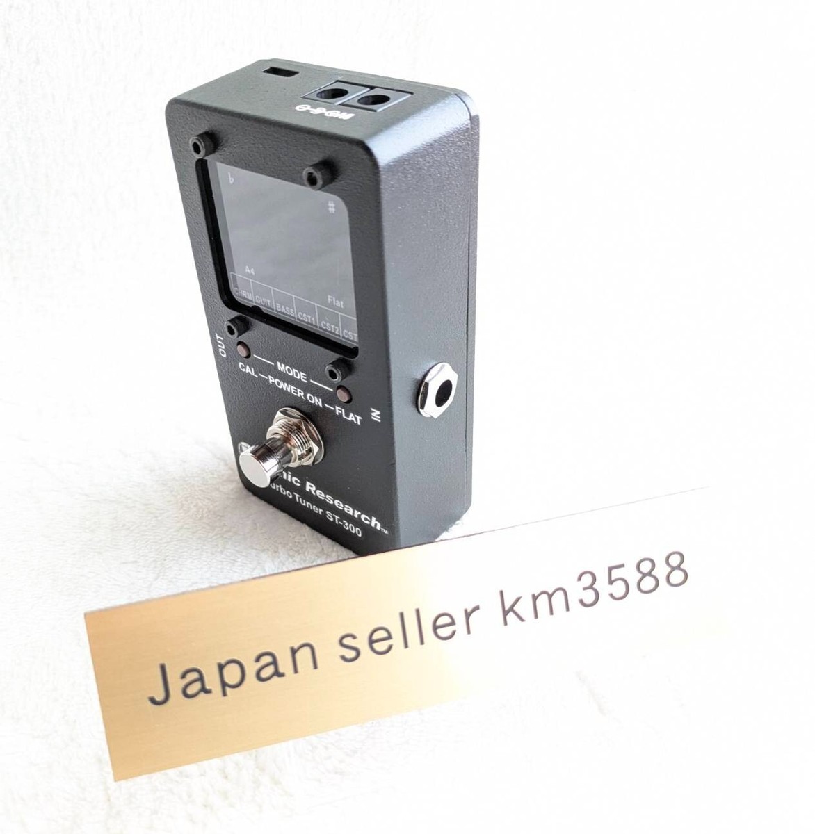 Sonic Research Turbo Tuner ST-300 Strobe Guitar/Bass Tuner JP From