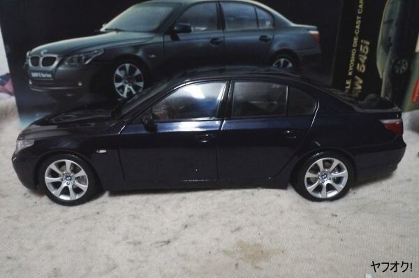 1/18 Kyosho BMW 5 Series E60 Sedan 545i Blue w/ Box From Japam