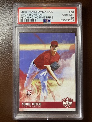 2018 DIAMOND KINGS PITCHING/NO PINSTRIPE #73 SHOHEI OHTANI ROOKIE