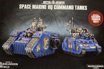 Warhammer 40K Space Marine HQ Command Tanks Rhino Primaris Land