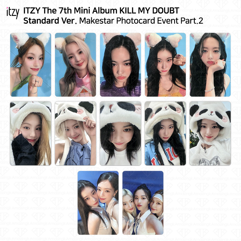 ITZY KILL MY DOUBT Standard Ver Makestar Photocard Event Part.2