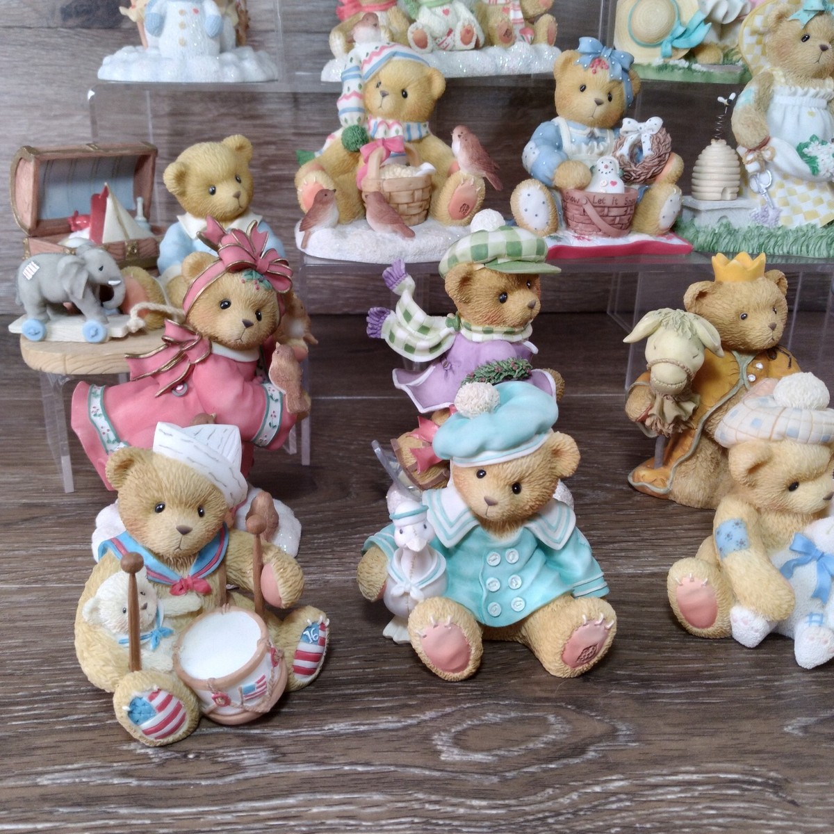 Vintage CHERISHED TEDDIES Collectible Teddy Bear Figurines U