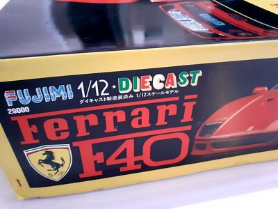 FERRARI F40 in 1:12 scale | Metal body | FUJIMI NOVA | not Doyusha