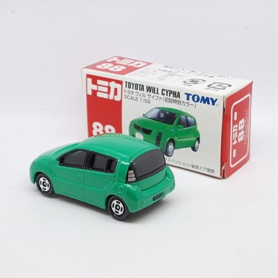 TOMICA 88 TOYOTA WILL CYPHA 1/59 TOMY DIECAST CAR New 2003 Green