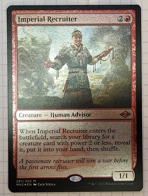 FOIL ETCHED Imperial Recruiter MTG MH2 281 Modern Horizons 2 NM