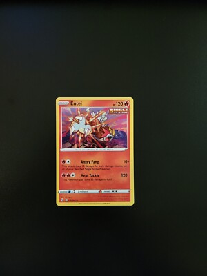 Entei 19/203 Evolving Skies Holo Rare Pokemon Card Pokémon TCG 019