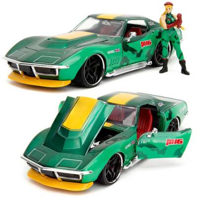 Jada Hollywood Rides: Street Fighter Cammy & 69 Corvette Stingray