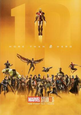 Marvel Studios The First Ten Years Poster A5 A4 A3 A2 A1 | eBay