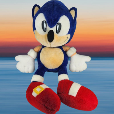 Sonic The Hedgehog Plush 1991 SEGASONIC SYNFU Taiwan 24