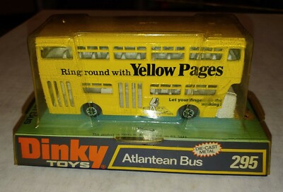 Dinky Toys, Model No.295 ATLANTEAN BUS - YELLOW PAGES, NIP (14H