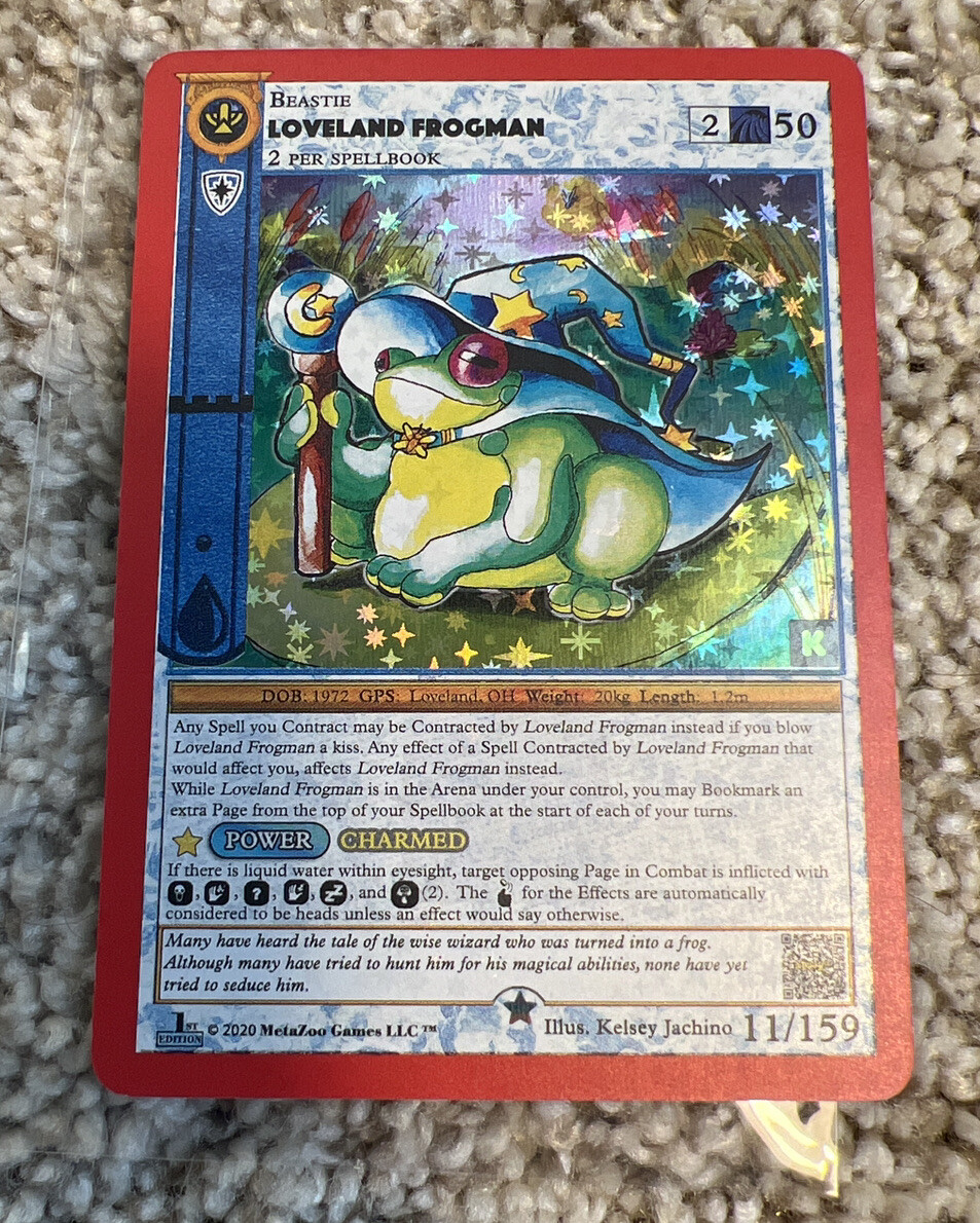 Loveland Frogman 2021 Cryptid Nation: Base Set #11 1st Edition