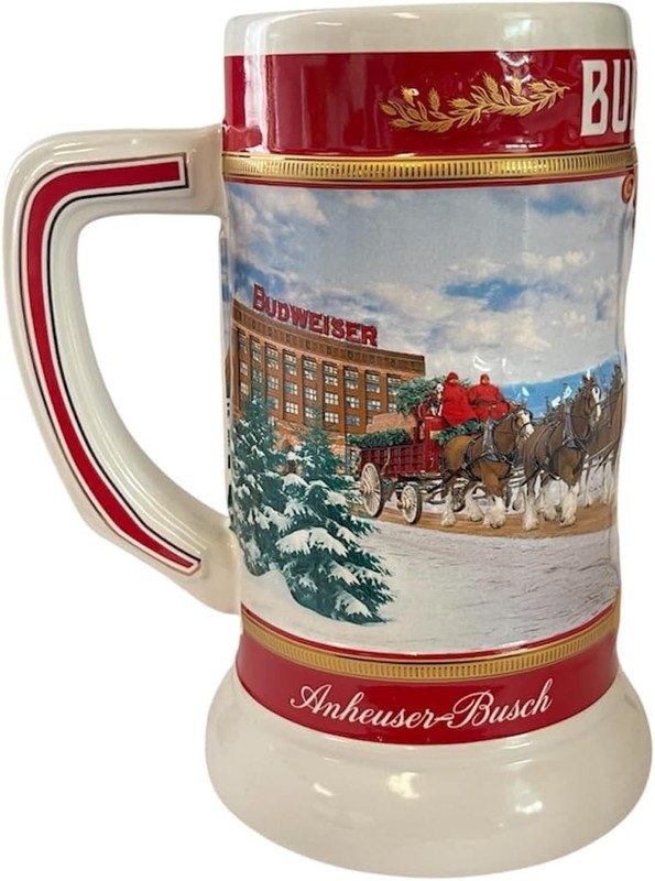 Budweiser 2025 Clydesdale Holiday Stein “The Journey” Limited