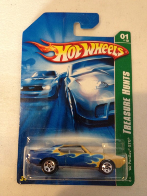 2007 Hot Wheels Treasure Hunt #1 '69 Pontiac GTO | eBay