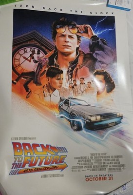Back To The Future - original DS movie poster 27x40 2025 40th