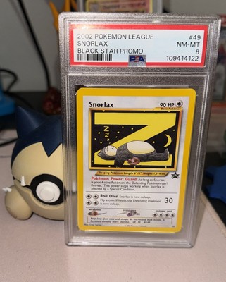 PSA 8 NM-MINT Snorlax Z # 49 WOTC Black Star Promo Pokemon Card | eBay