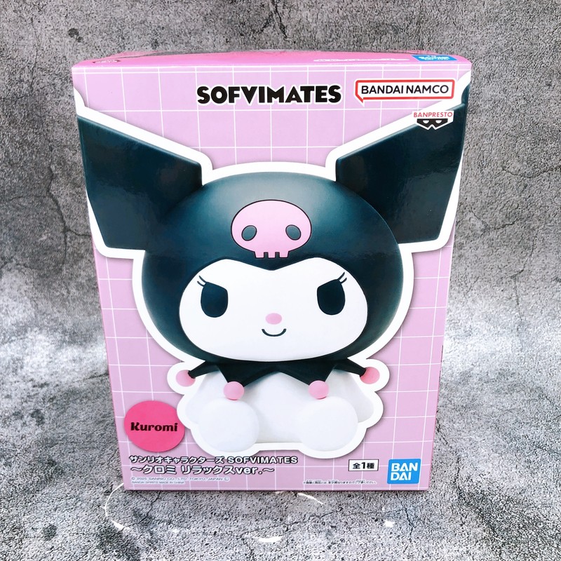Sanrio Characters Kuromi Relax ver Figure SOFVIMATES BANPRESTO
