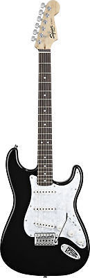 Fender Squier FSR Cyclone Electric Guitar Black 6 String Very Good