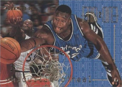 95-96 Fleer Metal Shaquille O'neal Maximum Metal Die-Cut Insert #8